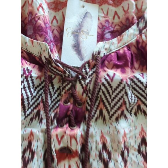 Jessica Simpson Women's New Nwt Halter Cold Shoulder Top Blouse Shirt Size XS - Picture 4 of 12